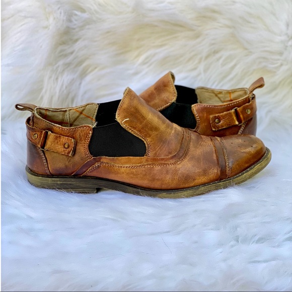 Bed Stu Other - Bed Stu Men’s Lyndon Teak Rustic Loafer Sz 10